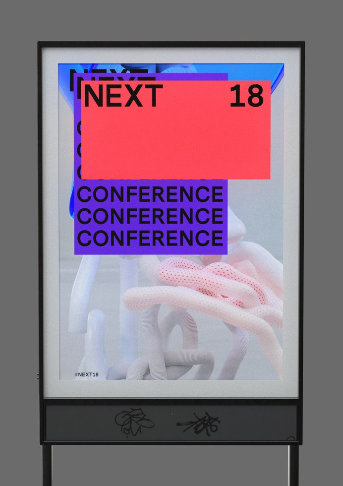 NEXT18 in 3D - Mindsparkle Mag Vincent Schwenk created a 3D Design and Animation for the Next Conference 2018 in Hamburg. #logo #packaging #identity #branding #design #color #photography #graphic #design #gallery #blog #project #mindsparkle #mag #beautiful #portfolio #designer