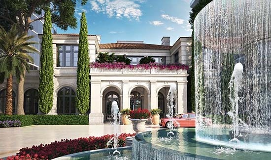 Karl Lagerfeld Is Designing the Lobbies of a Luxe Miami Condo #KarlLagerfeld #Luxe #Miami #Condo #estatesliving #estatesatacqualina #acqua