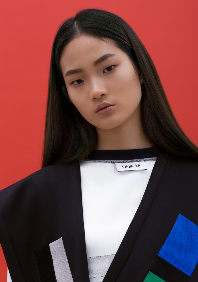 Aesthetic Allies: Haw-Lin Vs UNIF.M — Hyun Ji (IMG Models) photographed by Bowen Arico styled by Anna Santangelo #hawlin #uniformstudios #haw-lin #huynjishin #friend #fashion