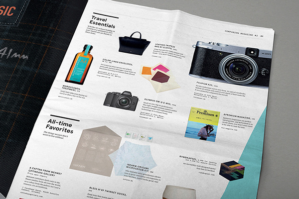 Editorial Newspaper Page Layout