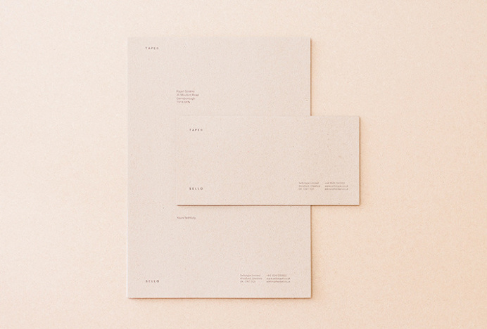 Sellotape by Rajan Solanki #graphic #design #envelope #letterhead