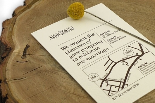 John & Sally Wedding Invitations - FPO: For Print Only #wedding #invitation