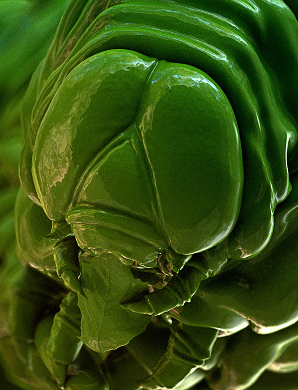 Glossy Nature - The Monarch Caterpillar on Behance #computer #generated #larva #digital #larvae #insect #nature #art #glossy #caterpillar #beauty