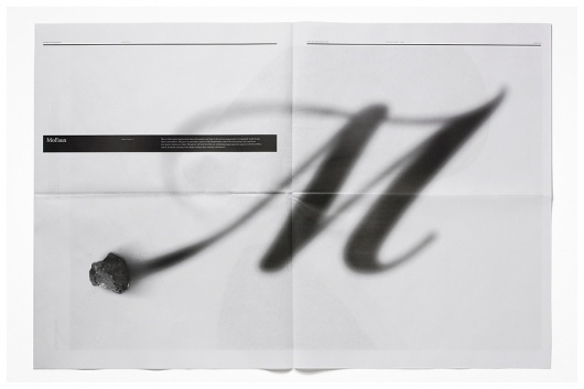 Michael Freimuth #blackwhite #print #newspaper #minimal #layout #brochure #typography