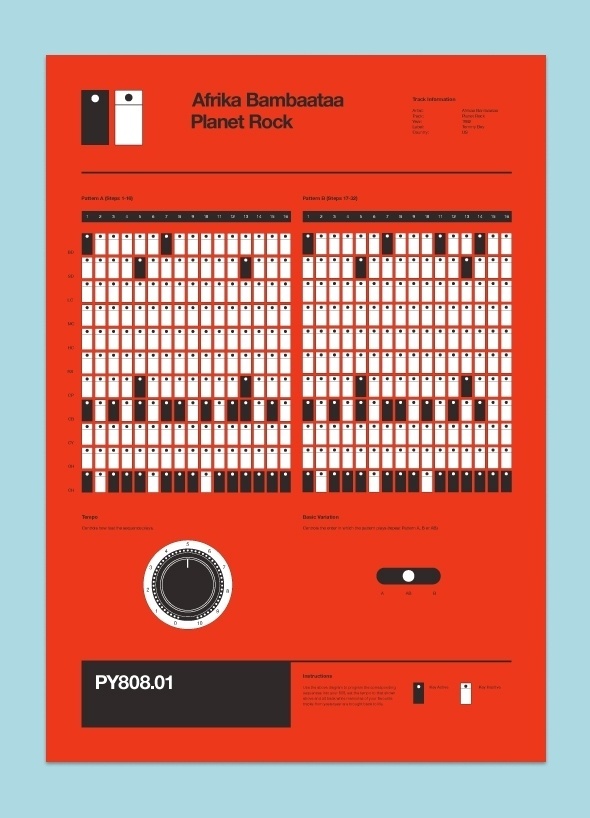 Program your 808 | BLDGWLF #design #graphic #poster