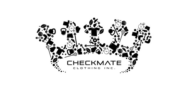 Checkmate Clothing Inc. #logos #branding #business #card #design #graphic #illustration #identity #gradient #logo #layout #web #typography