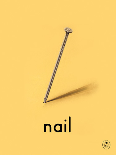nail Art Print by Ladybird Books Easyart.com #print #design #retro #artprints #vintage #art #bookcover