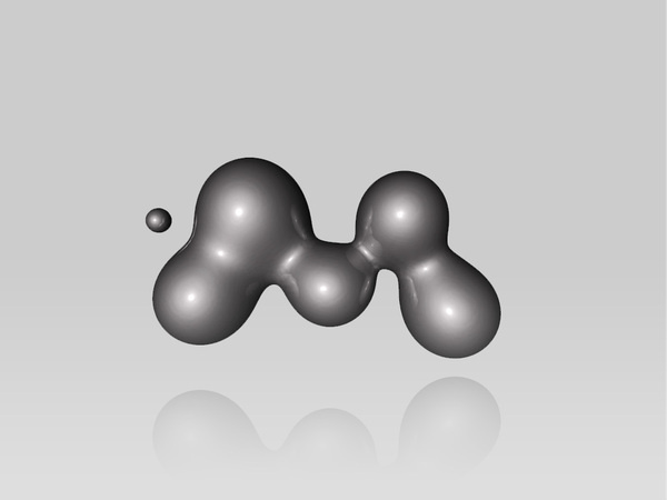Mercurio. on the Behance Network #typeface #merucurio #3d