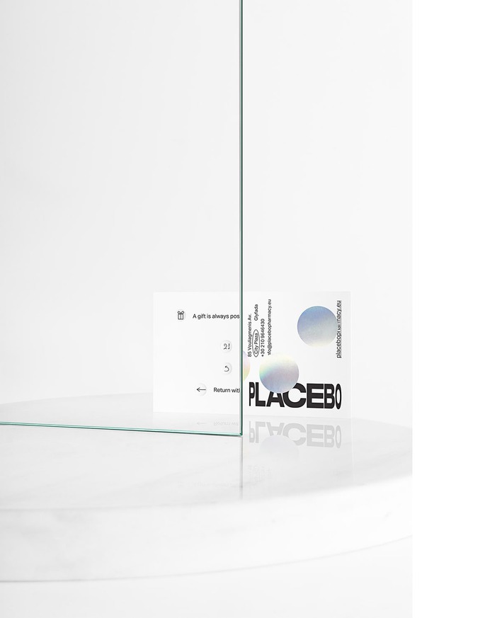 Placebo Pharmacy - Mindsparkle Mag Luminous Design Group was entrusted with the design of the visual identity of Placebo, an iconic, circular pharmacy in Athens, Greece. #logo #packaging #identity #branding #design #color #photography #graphic #design #gallery #blog #project #mindsparkle #mag #beautiful #portfolio #designer