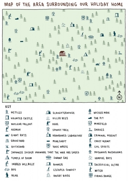 Map - Tom Gauld #tom #map #gauld