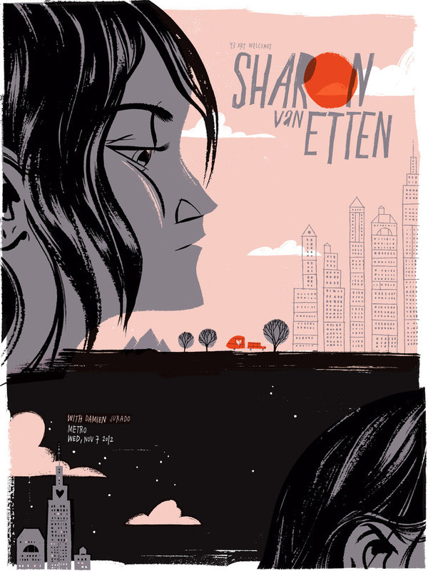 Image of Sharon Van Etten Poster #gig #poster