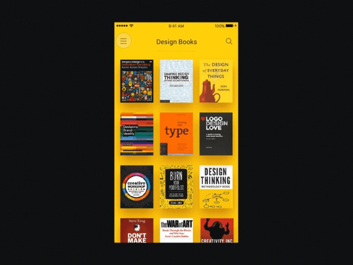 7 Free Book App UI Template for UI/UX Designer