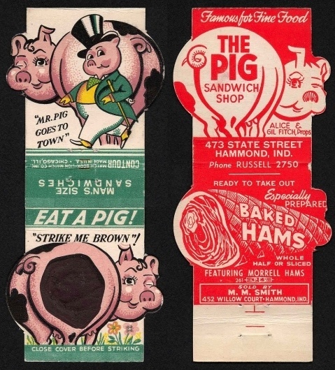 All sizes | Mr. Pig Goes to Town | Flickr - Photo Sharing! #logo #illustration #retro #vintage