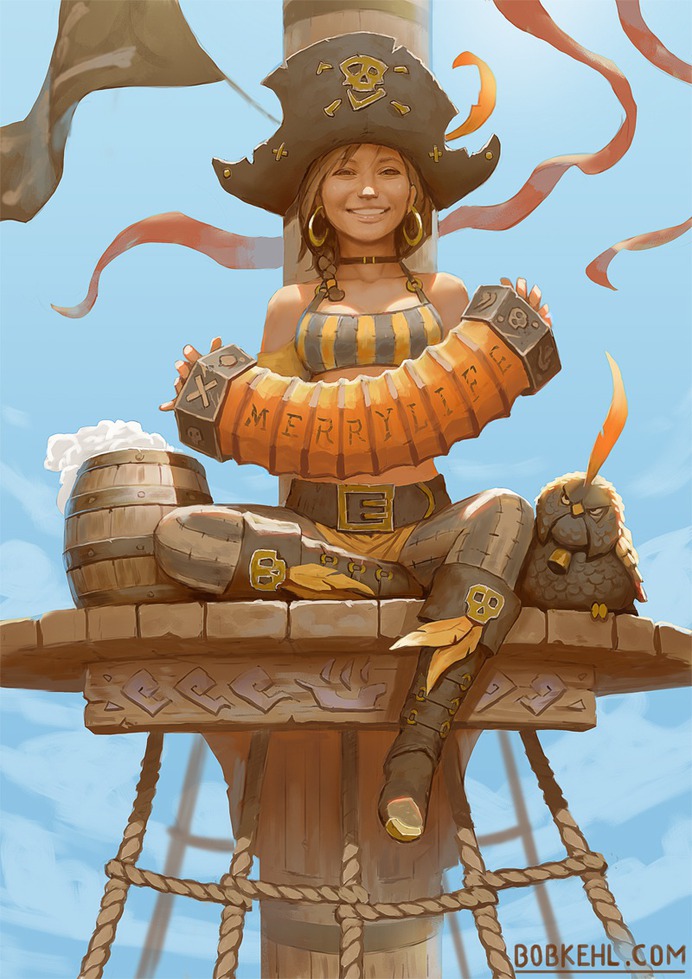 The Merry Minstrel by BobKehl