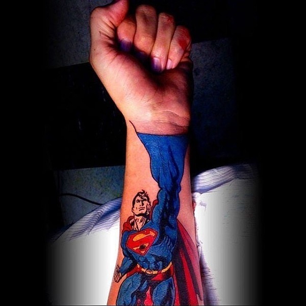 35 Inspirational Superman Tattoos