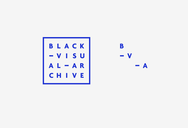 Logo by Fivethousand Fingers for Black Visual Archive, an on-line collection of critical texts on African American artists #archive #visual #black