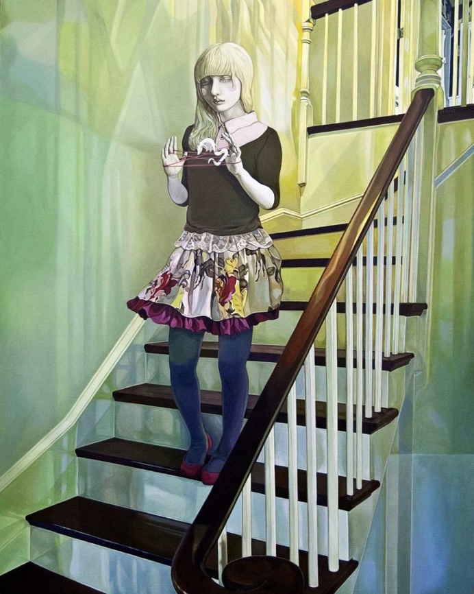 Beside You: Narrative and Melancholic Paintings by Jolene Lai