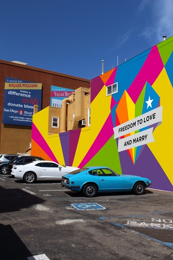 2013 San Diego LGBT Pride Branding on Behance #mural