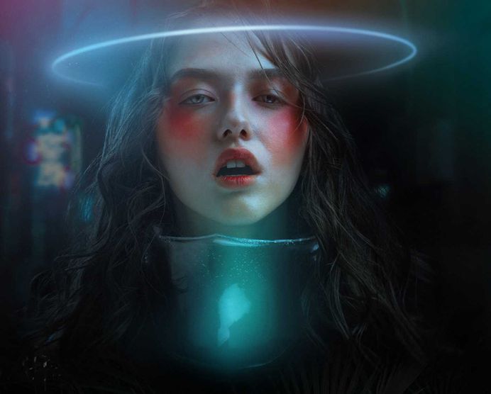 Vibrant and Futuristic Fashion collages by Alexander Berdin-Lazursky