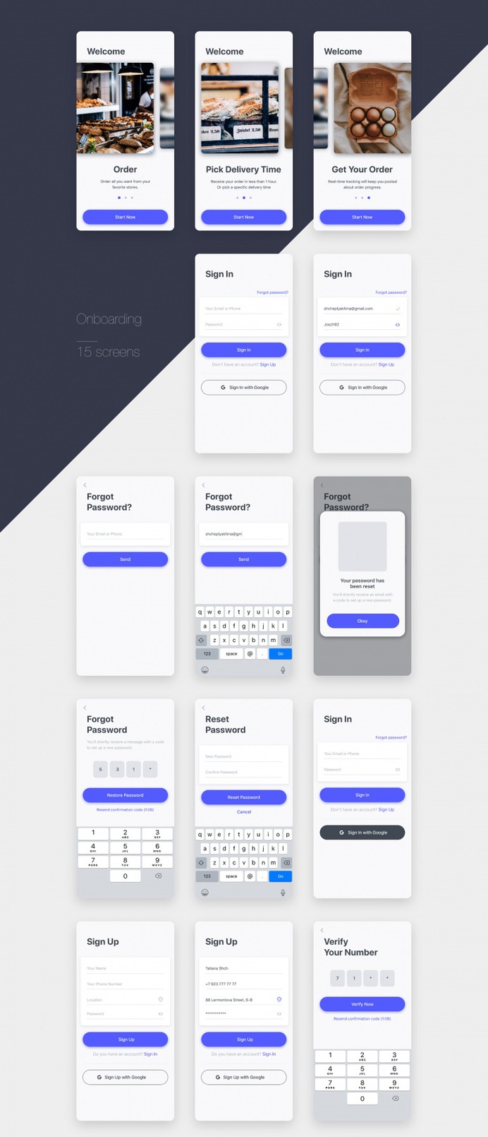 Delyo UI Kit | Food Delivery App