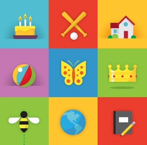 Matt Stevens // Creative Direction + Design - WORK BLOG - New Work:Â Tykoon #playful #bright #icons #education #app #energy #web