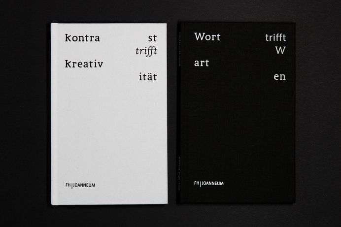 Kontrast trifft Kreativität trifft Wort trifft Warten on Behance