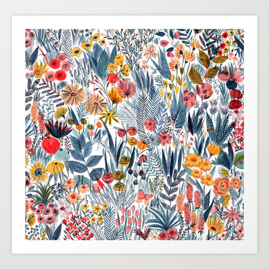 Flowers Art Print