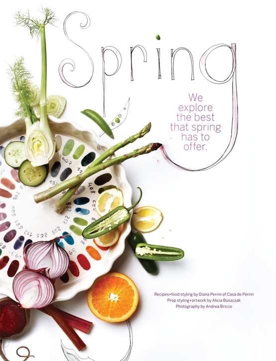 from Sweet Paul magazine beautiful layout #cover #photography #food #typography