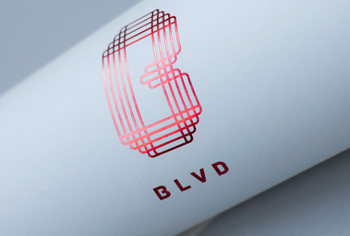 Blvd by Haus #logo #symbol #stationery