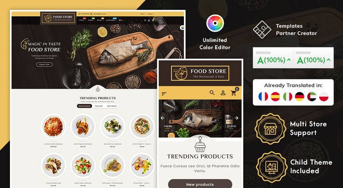 #Royal #Restaurant #Food Store - #Prestashop #Responsive #Theme | #TemplateTrip #eCommerce #Website #Design #Template