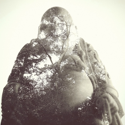 All sizes | Double exposure // Buddha Ornament // Woodland | Flickr - Photo Sharing! #woodland #mountford #dan #exposure #buddha #ornament #double #trees