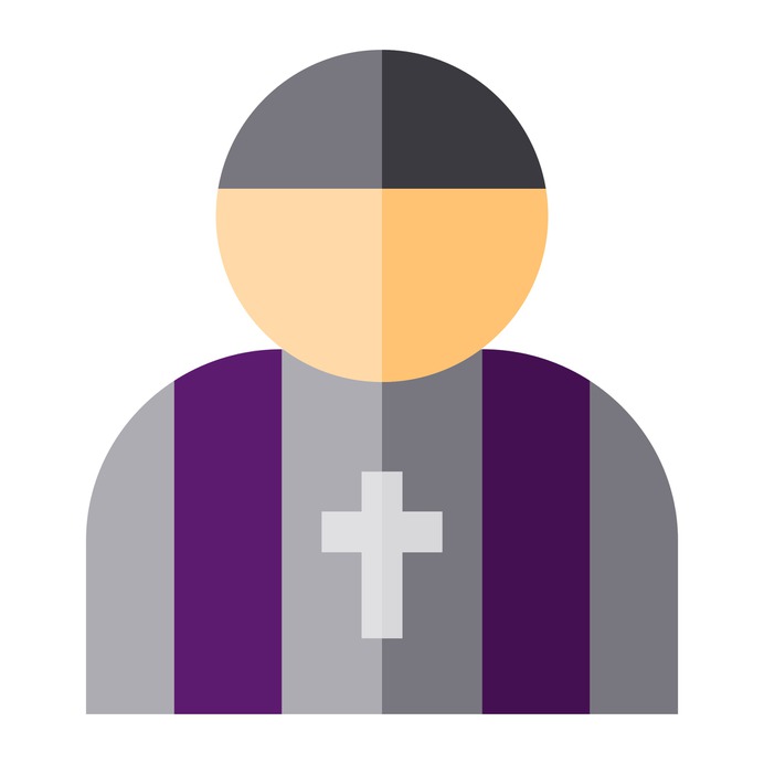 See more icon inspiration related to priest, religion, cultures, professions and jobs, uniform, worker, job, professional, user, avatar, person and people on Flaticon.