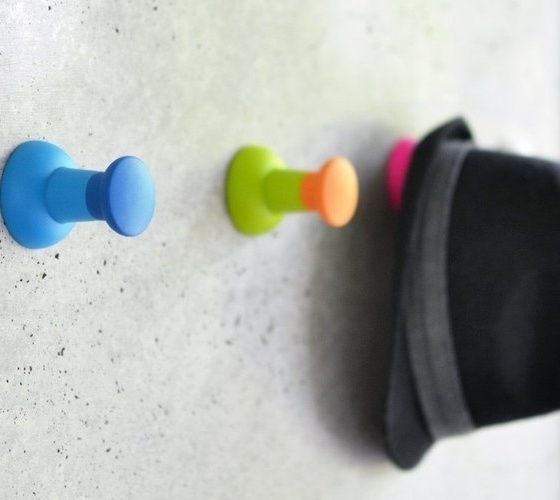 Push Pin Wall Hook #gadgets