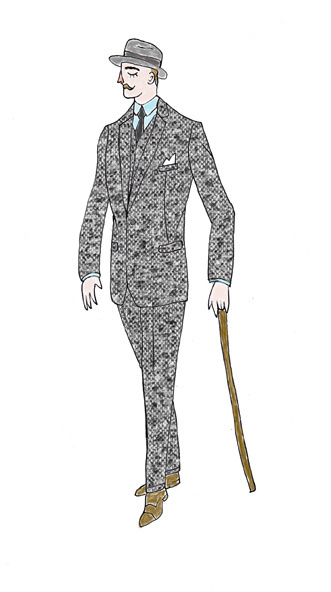 original illustrations for Max (June 2013) #formal #illustration #men #fashion #dress
