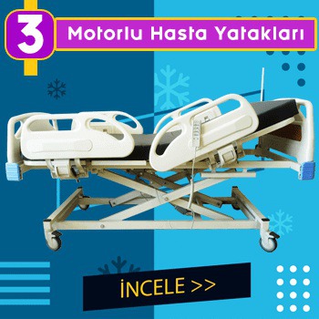 3 Motorlu Hasta Yatakları