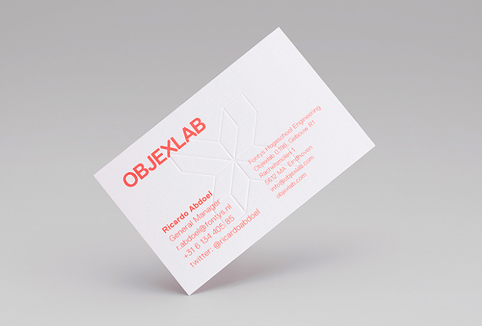 Objexlab by George&Harrison #graphic design #business card