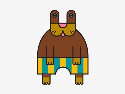 Dribbble - sunday by Zeynep Kınlı #vector #color #doggy #sunday #illustration #character #short #dog