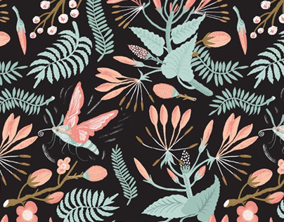 Seasonal Forest Pattern