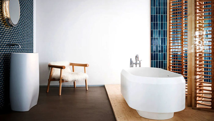 Latest Bathroom Designs and Colors for 2017 - #bath, #interior, #decor, #trend