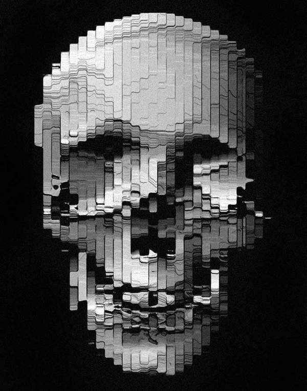 Aerosynlex: Updates » Changethethought™ #skull #distorted