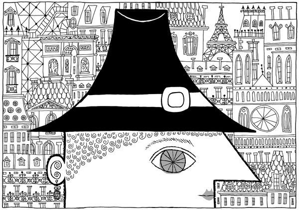 An American Neurotic in Paris - NYTimes.com #illustration #nytimes