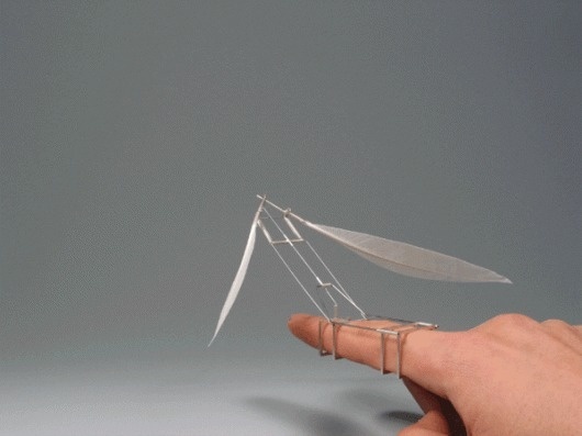 Kinetic Rings Mimic the Flight of Birds | Colossal #sculpture #design #birds #jewelry #art #dukno #yoon