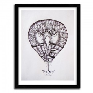 EAGLE BALLOON BOAT BY FAVRY #print #art