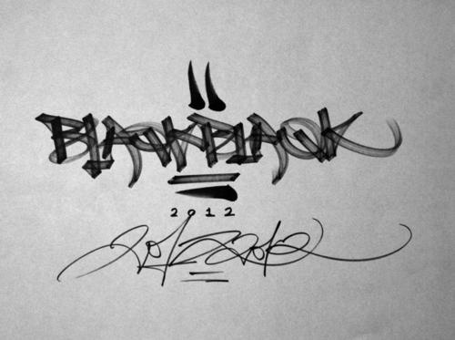 BLAQK #calligraphy #greg #blaqk #papagrigoriou #simek #typography