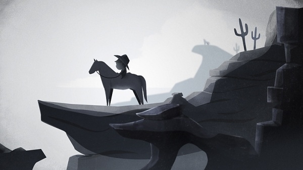 Dribbble - WIGU_Cowboy01.jpg by Colin Hesterly #western #illustration #blackwhite