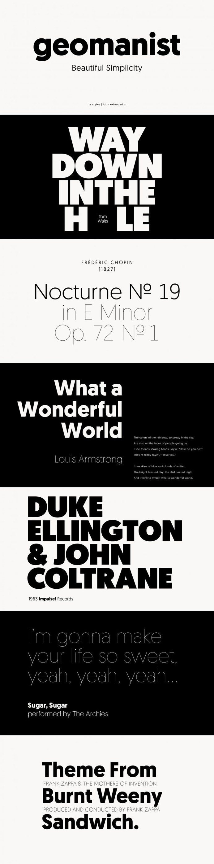 Geomanist Font Family