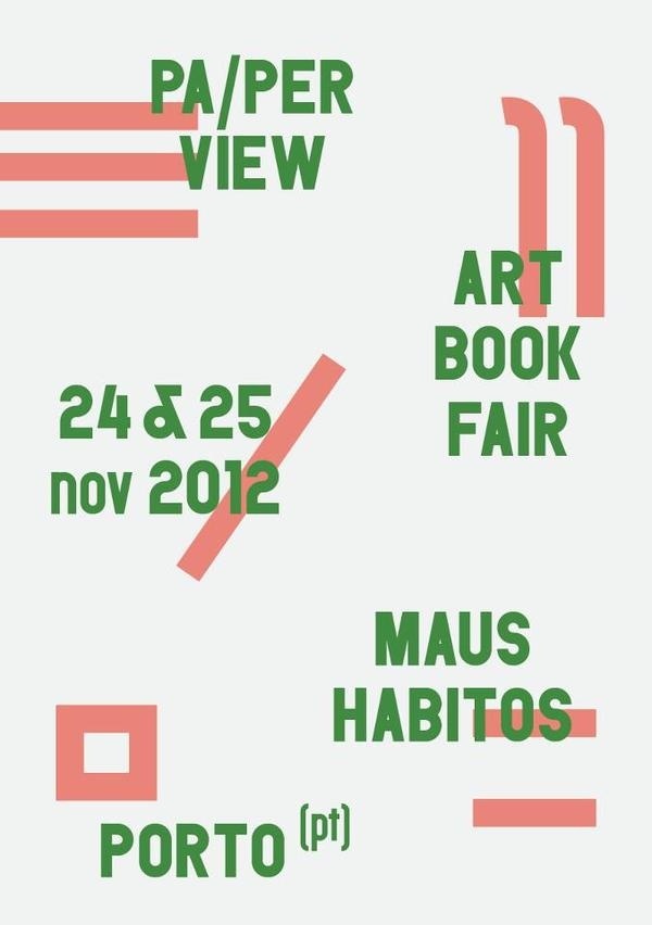 carre blanc:Pa/per View Art book fair. #poster