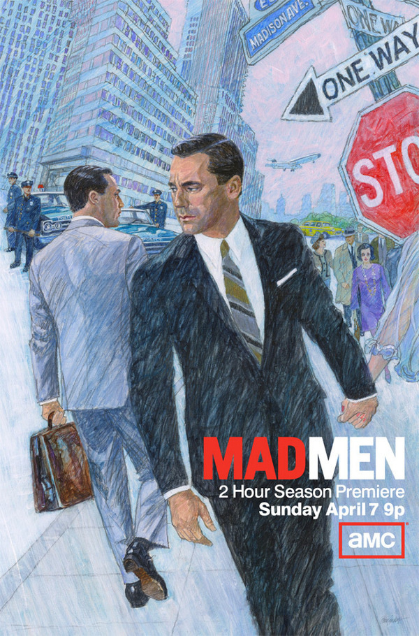 MAD MEN Season 6 #hamm #jon #tv #poster #drawing #madmen