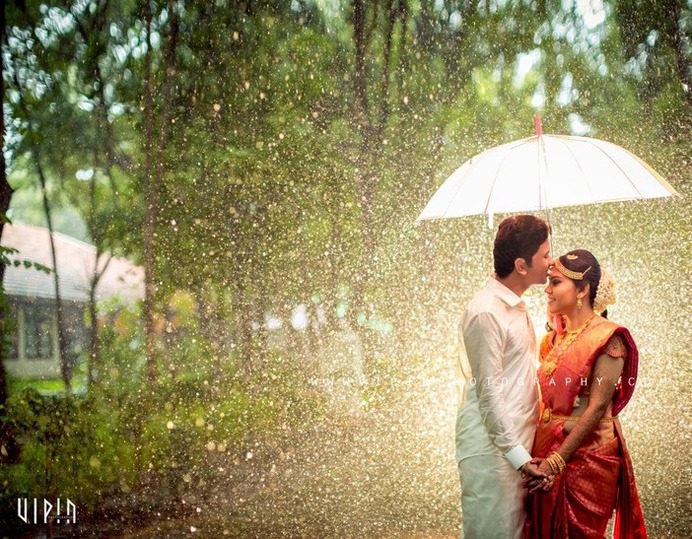 Post wedding Shoot in The Rain
