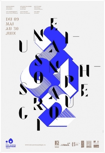 Toutes les tailles | Affiche Une Saison Graphique 2012 | FlickrÂ : partage de photosÂ ! #les #design #graphic #type #graphiquants